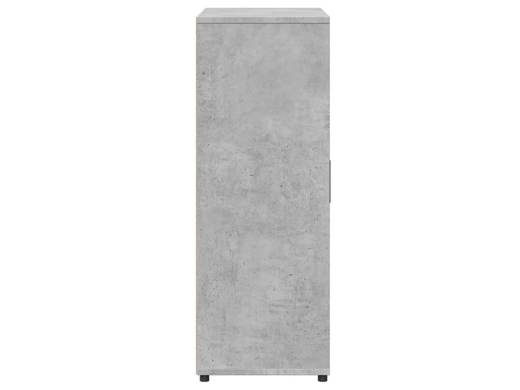 Dressoirs 2 st 60x31x84 cm bewerkt hout betongrijs