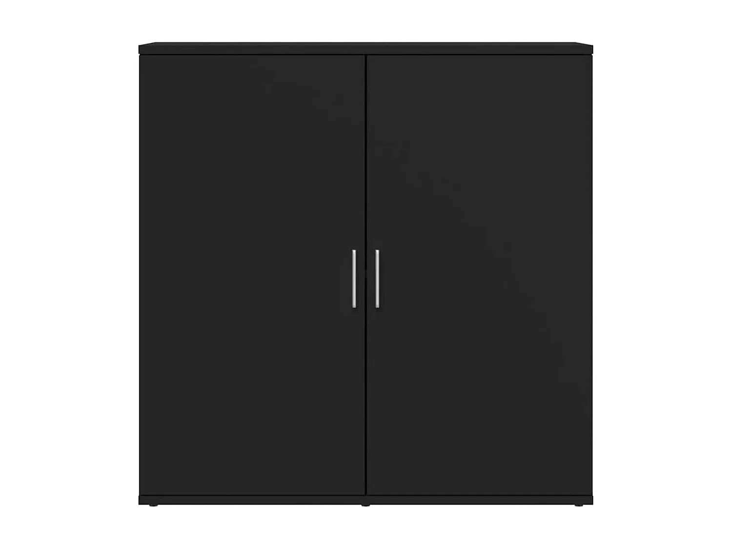 Dressoirs 2 st 79x38x80 cm bewerkt hout zwart