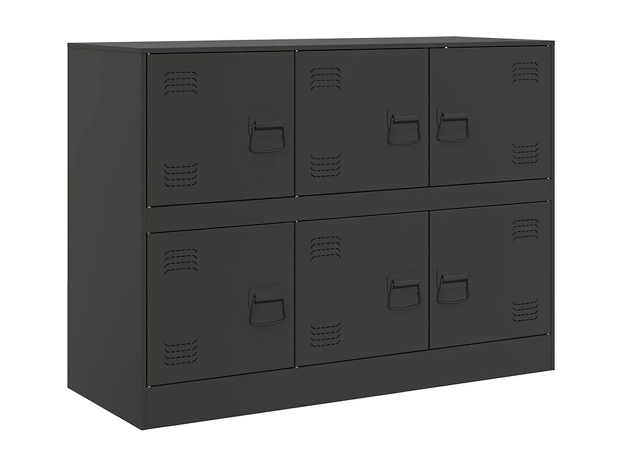 Sideboard Schwarz 99x39x73 cm Stahl
