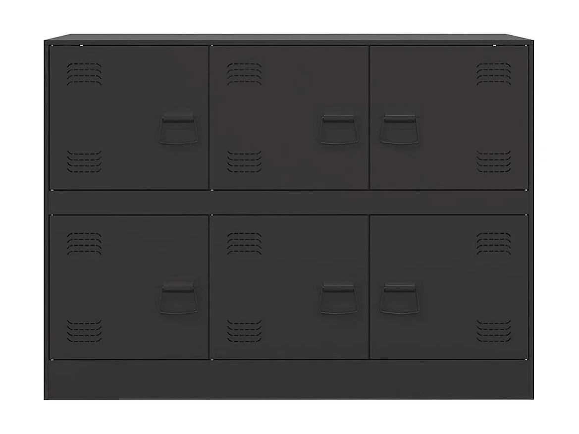 Sideboard Schwarz 99x39x73 cm Stahl