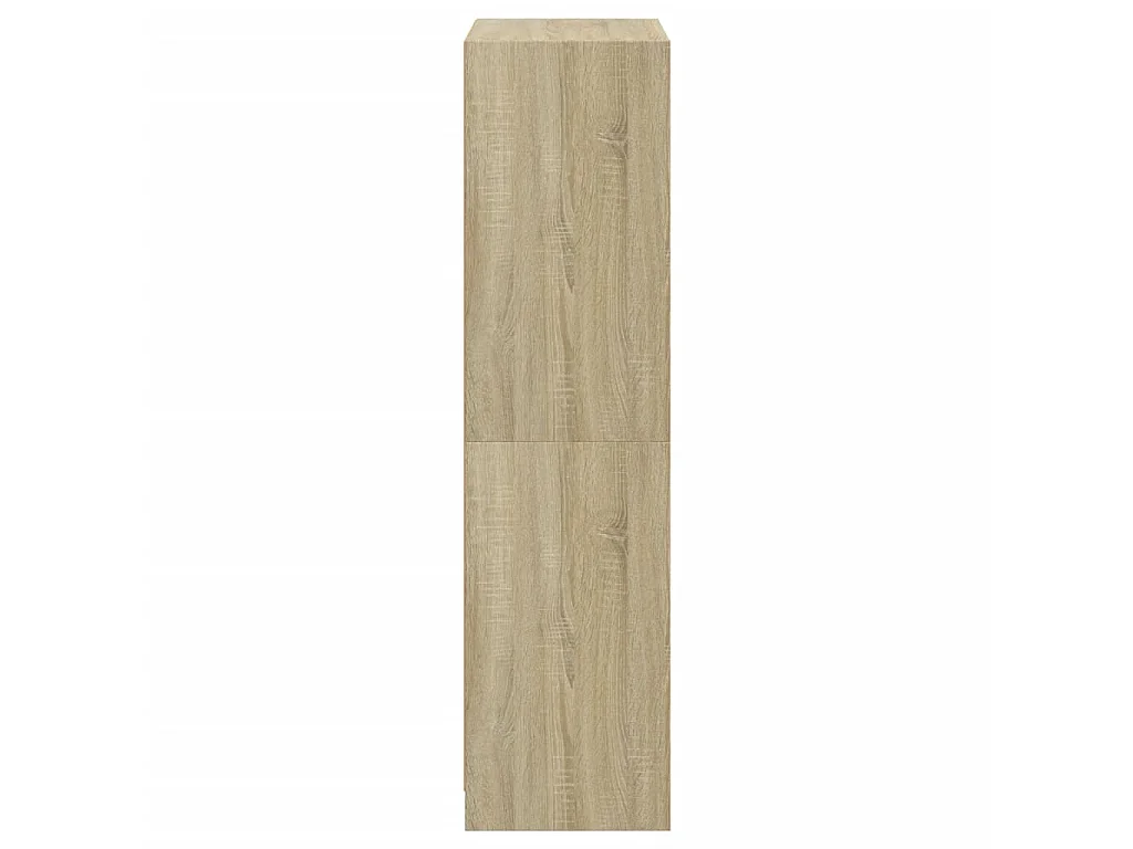 Buffet haut avec portes chêne sonoma bois d'ingénierie