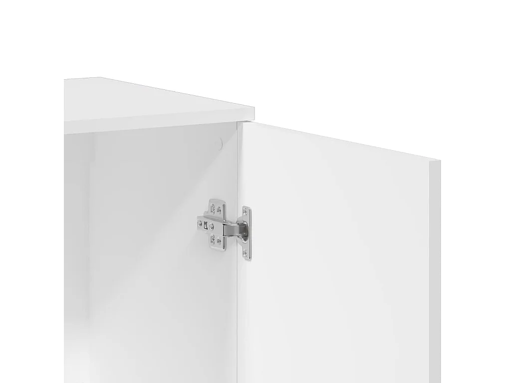 Aparadores 3 pcs madeira processada branco