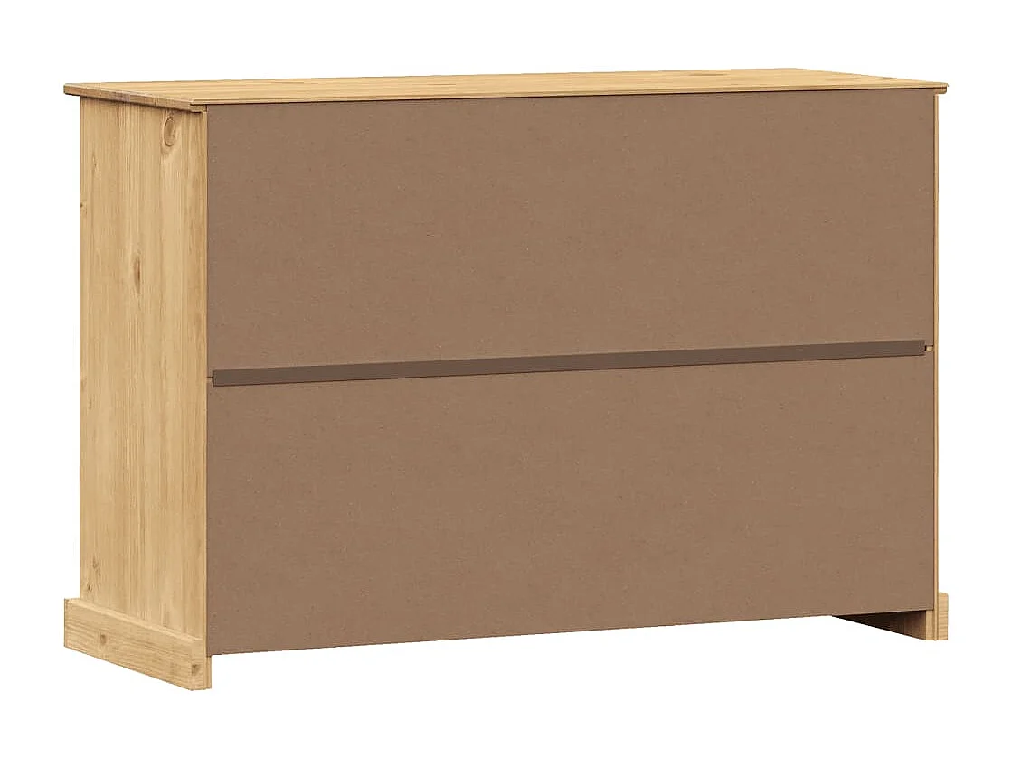 Buffet avec tiroirs VIGO 113x40x75 cm bois massif de pin