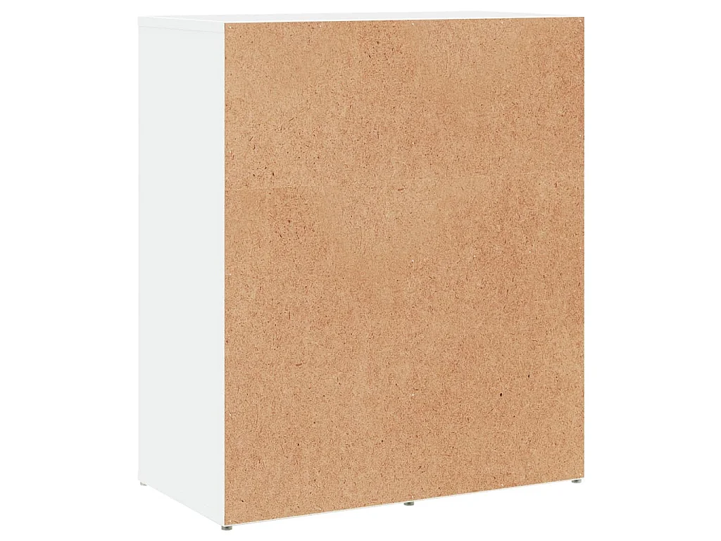 Buffets 2 pcs blanc 60x31x70 cm bois d'ingénierie
