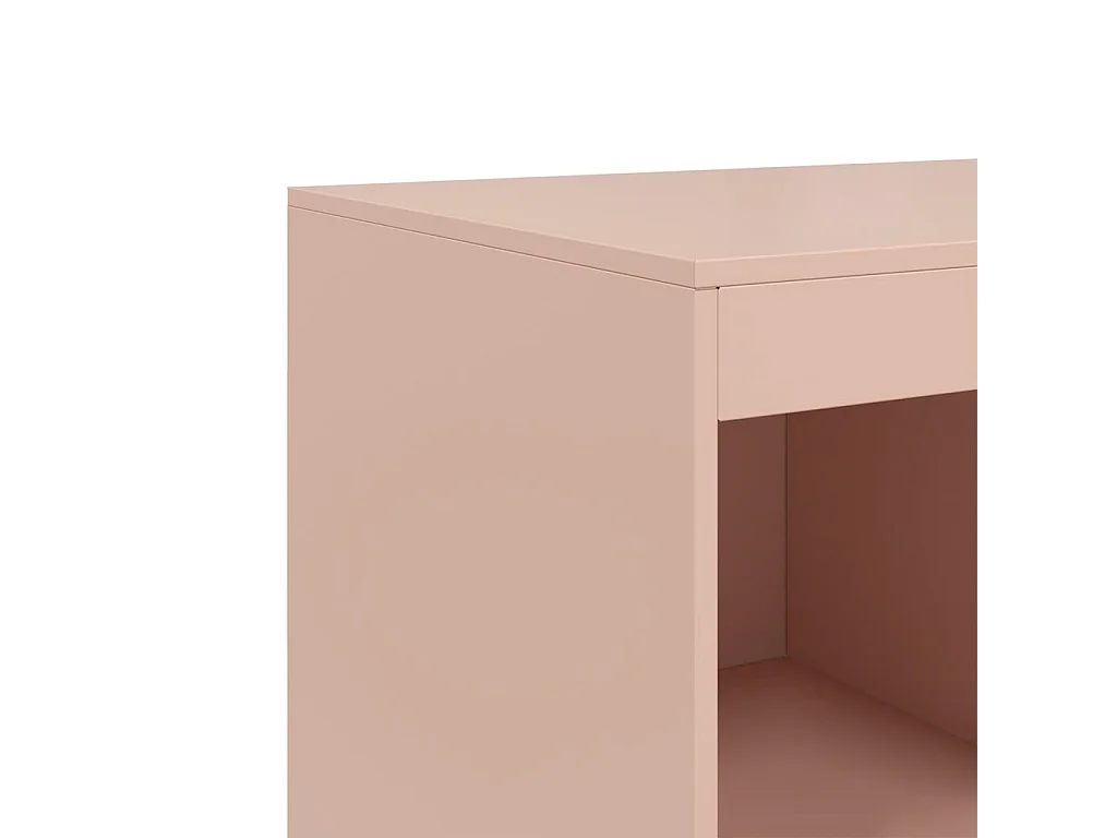 Highboard Rosa 67x39x95 cm Stahl