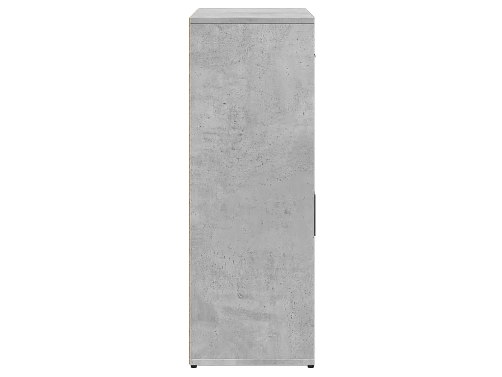 Dressoirs 2 st 60x30x84 cm bewerkt hout betongrijs