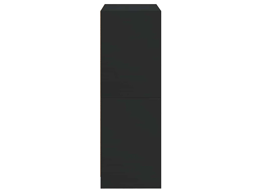 Highboard mit Türen Schwarz 68x37x109 cm Holzwerkstoff