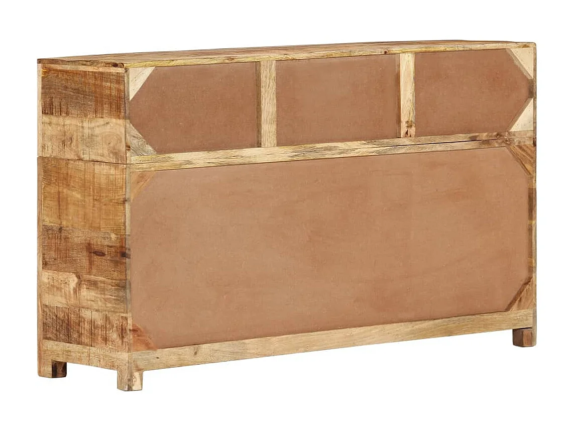 Aparador 110x30x65 cm madeira de mangueira maciça
