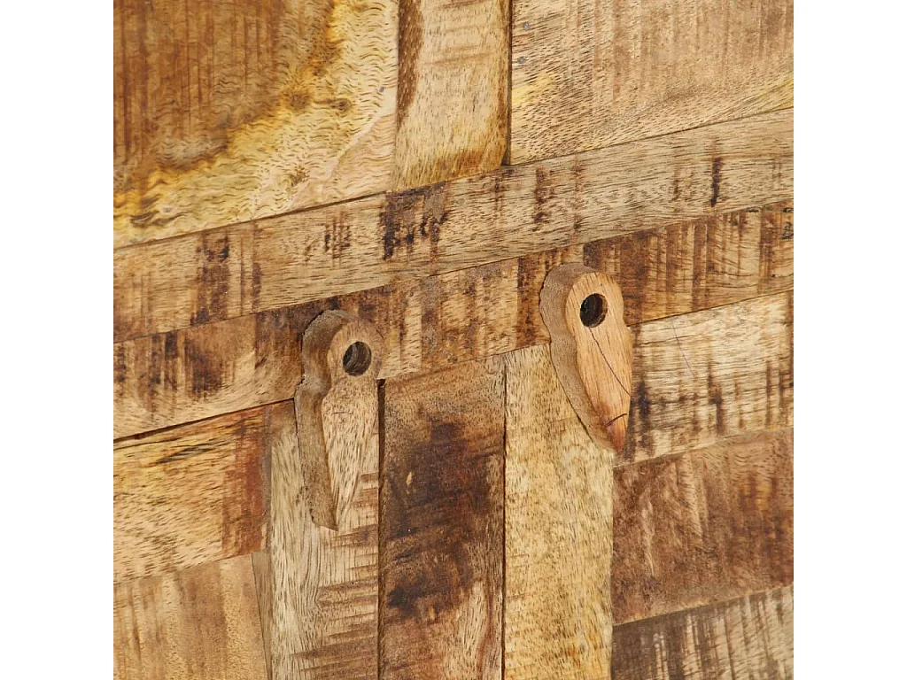 Aparador 110x30x65 cm madeira de mangueira maciça