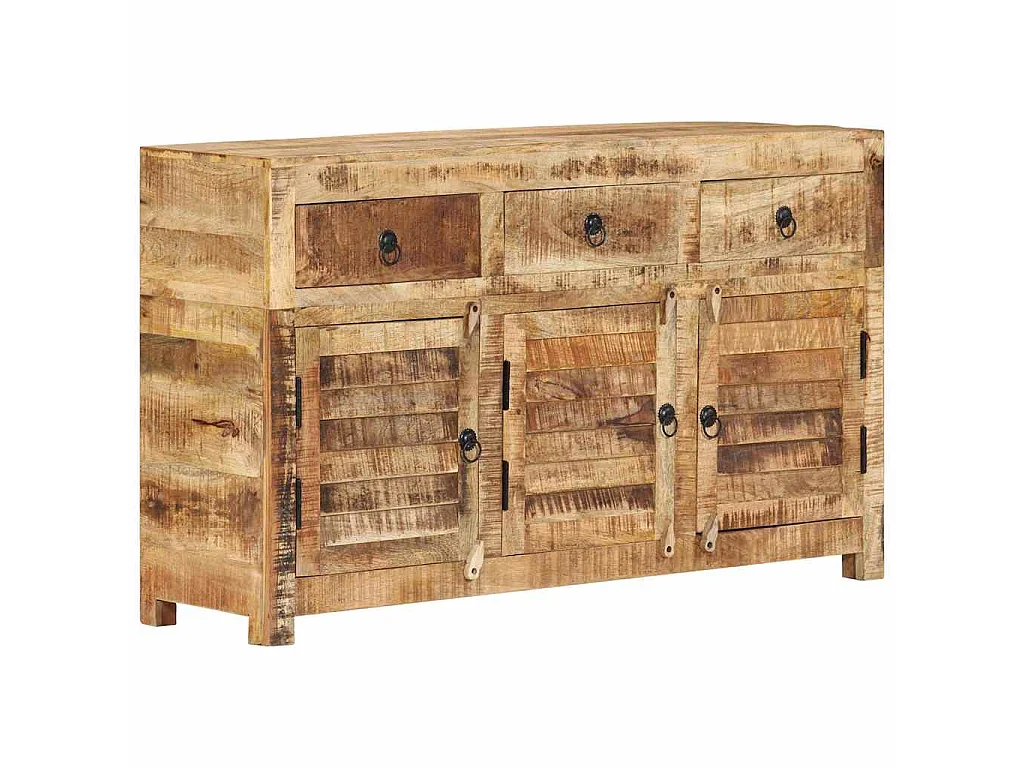 Buffet 110x30x65 cm Bois massif de manguier