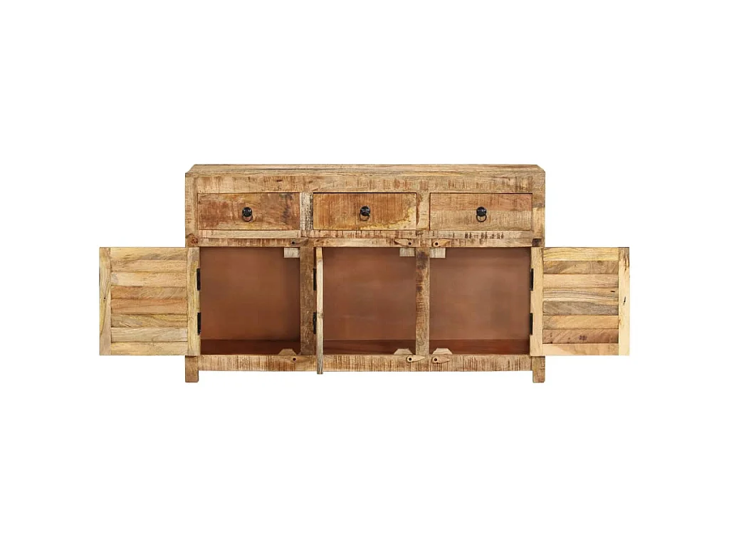 Buffet 110x30x65 cm Bois massif de manguier