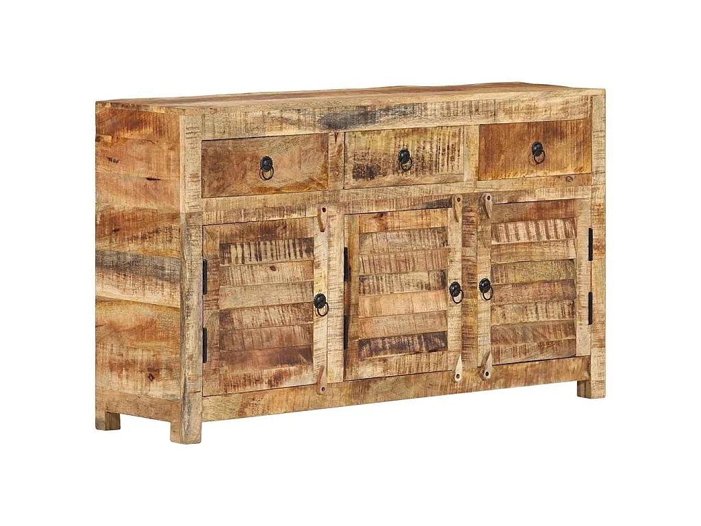 Buffet 110x30x65 cm Bois massif de manguier