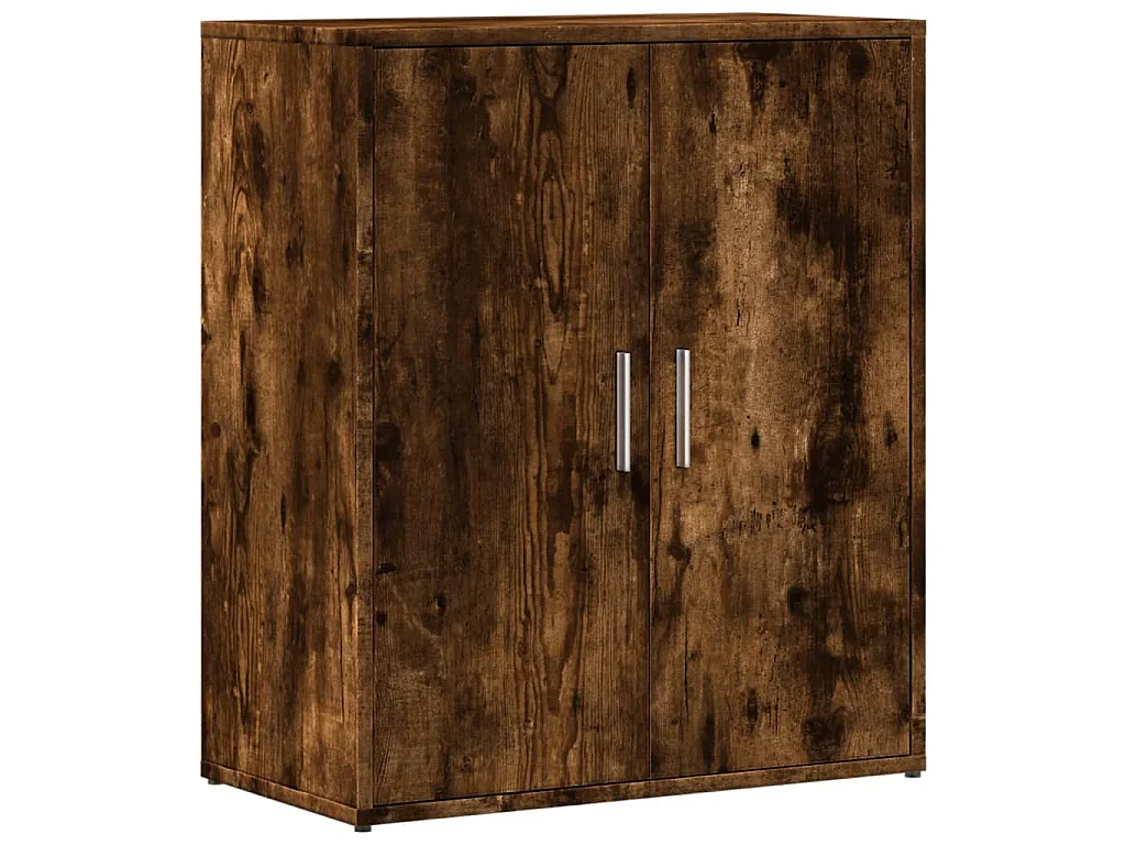 Buffet chêne fumé 60x31x70 cm bois d'ingénierie