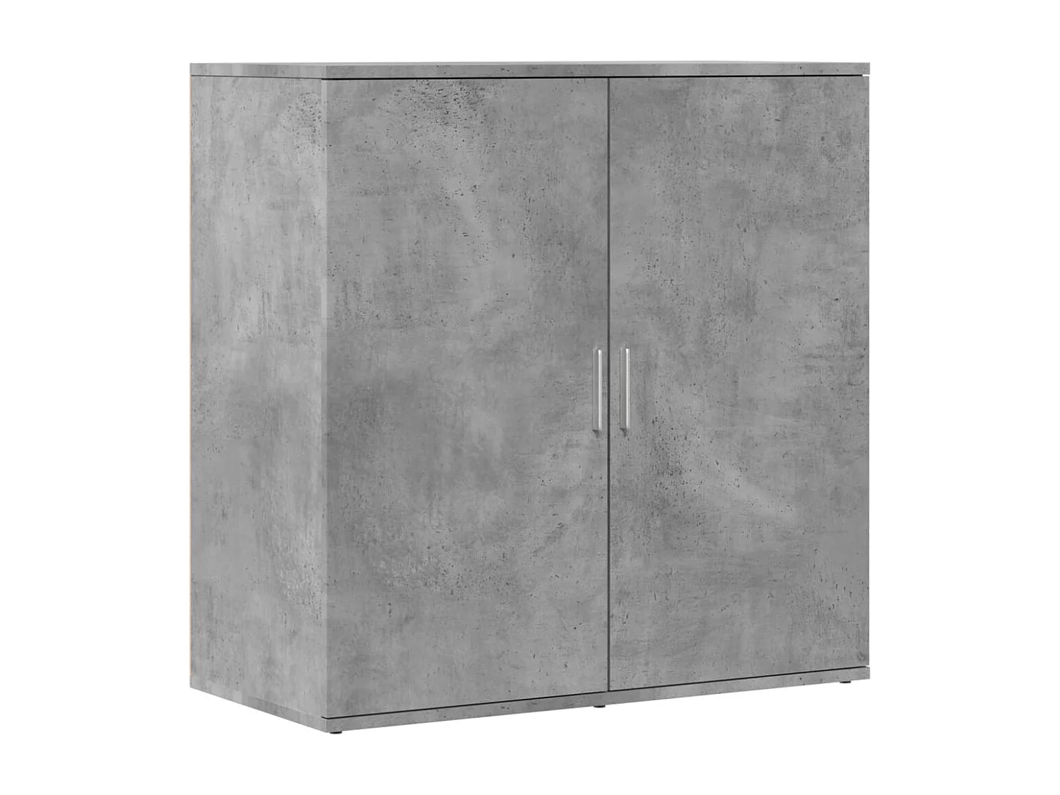 Credenza Grigio Cemento 79x38x80 cm in Legno Multistrato