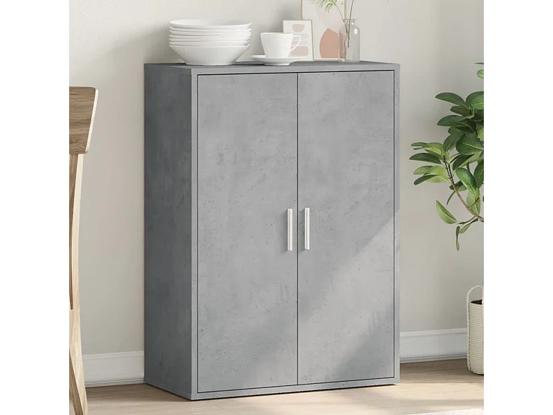 Sideboard Betongrau 60x31x84 cm Holzwerkstoff