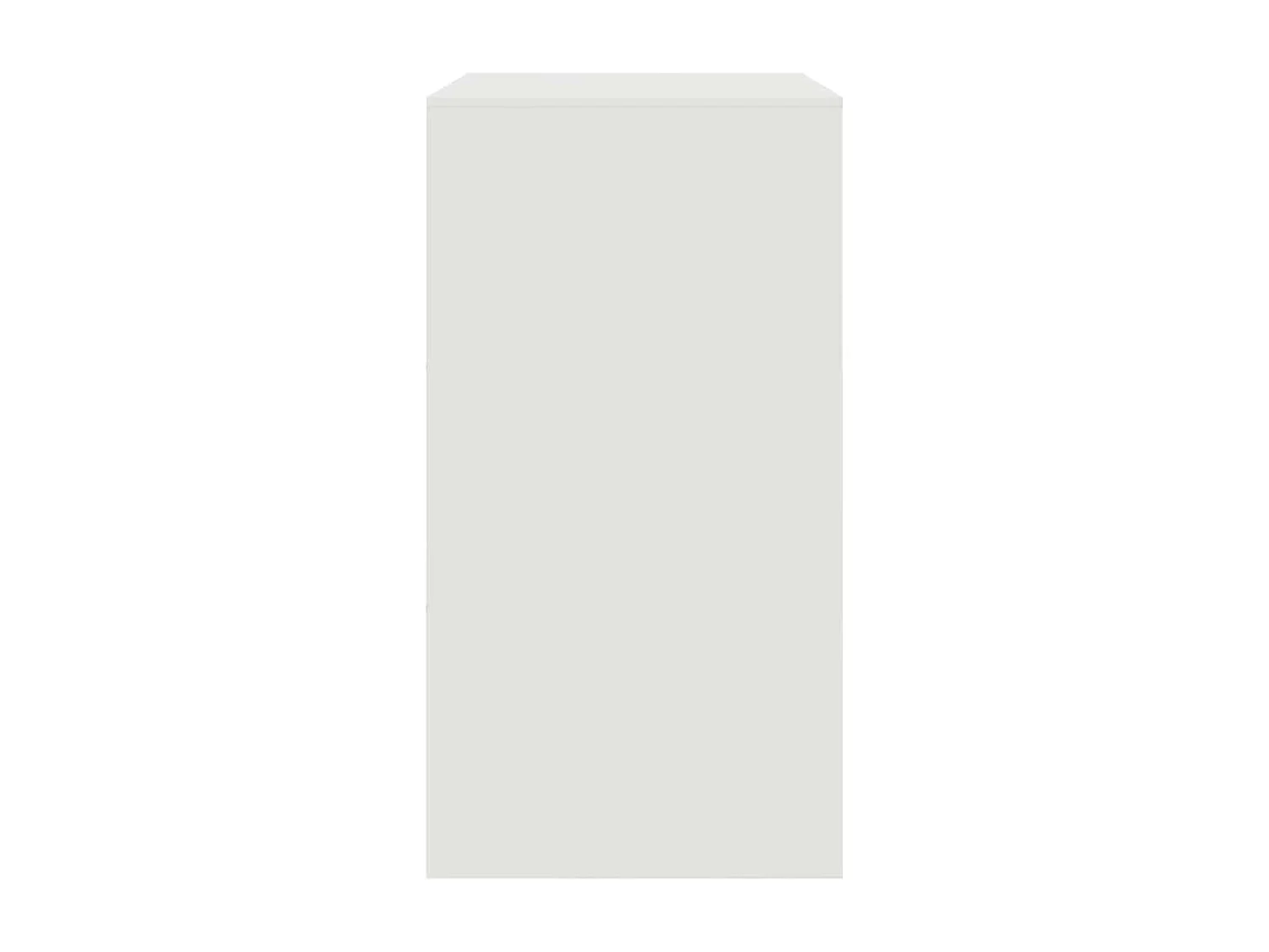 Buffet blanc 67x39x73 cm acier