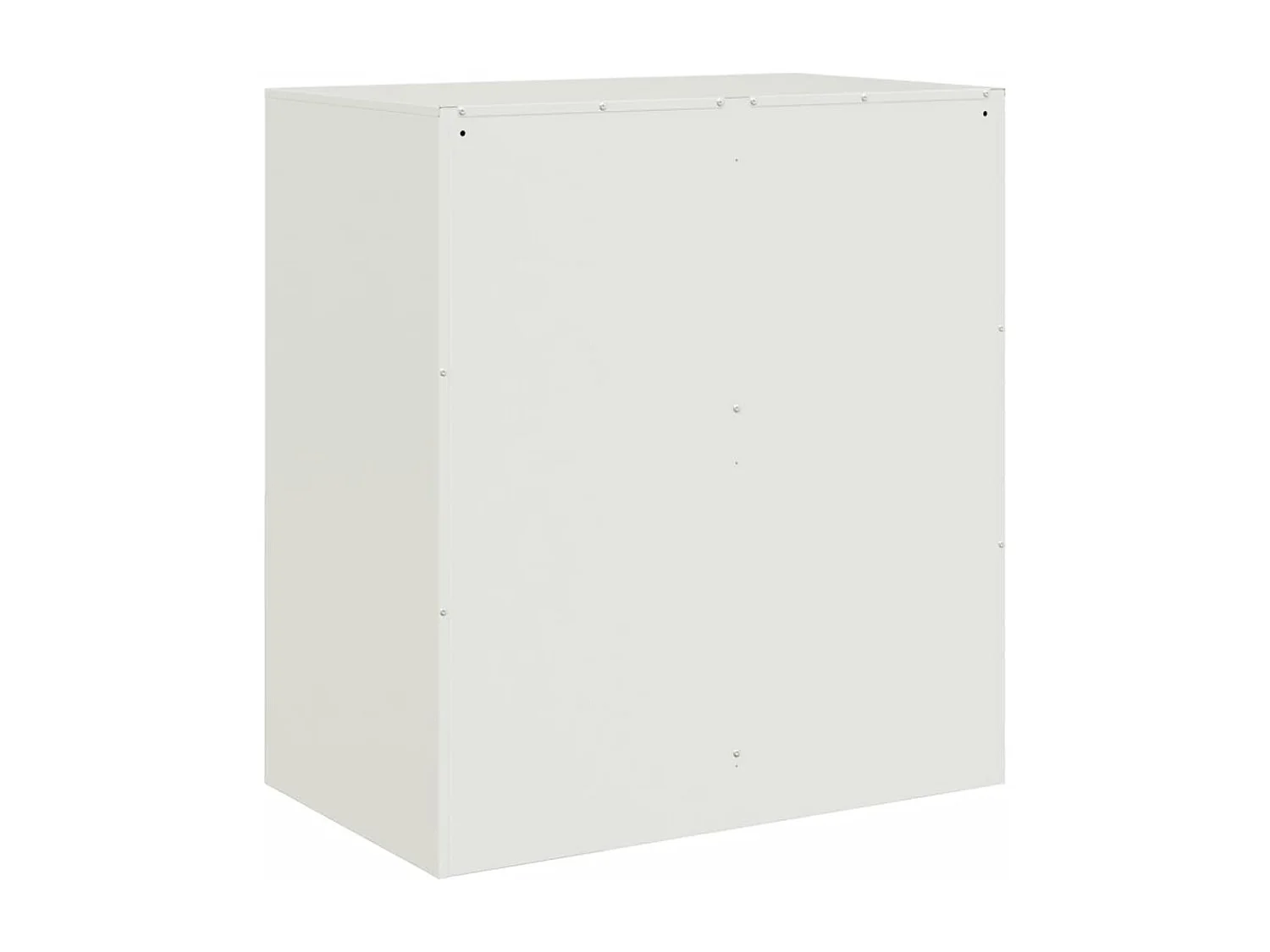 Buffet blanc 67x39x73 cm acier