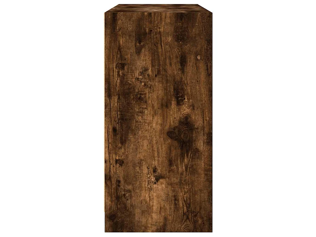 Credenza Rovere Fumo 102x37x75,5 cm in Legno Multistrato