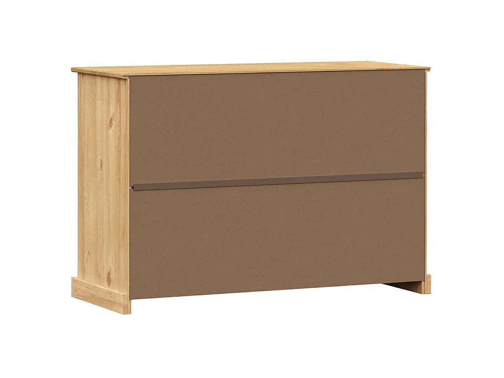 Buffet avec tiroirs VIGO 113x40x75 cm bois massif de pin