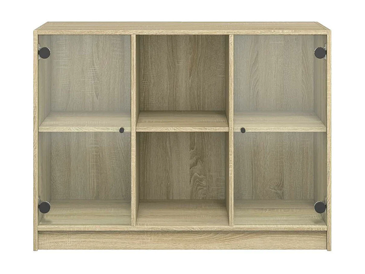 Dressoir 102x37x75,5 cm bewerkt hout sonoma eikenkleurig