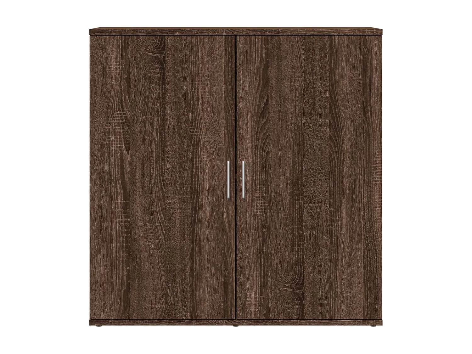 Buffets 2 pcs chêne marron 79x38x80 cm bois d'ingénierie