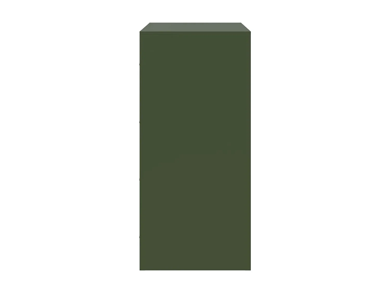 Aparador 67x39x83 cm aço verde azeitona