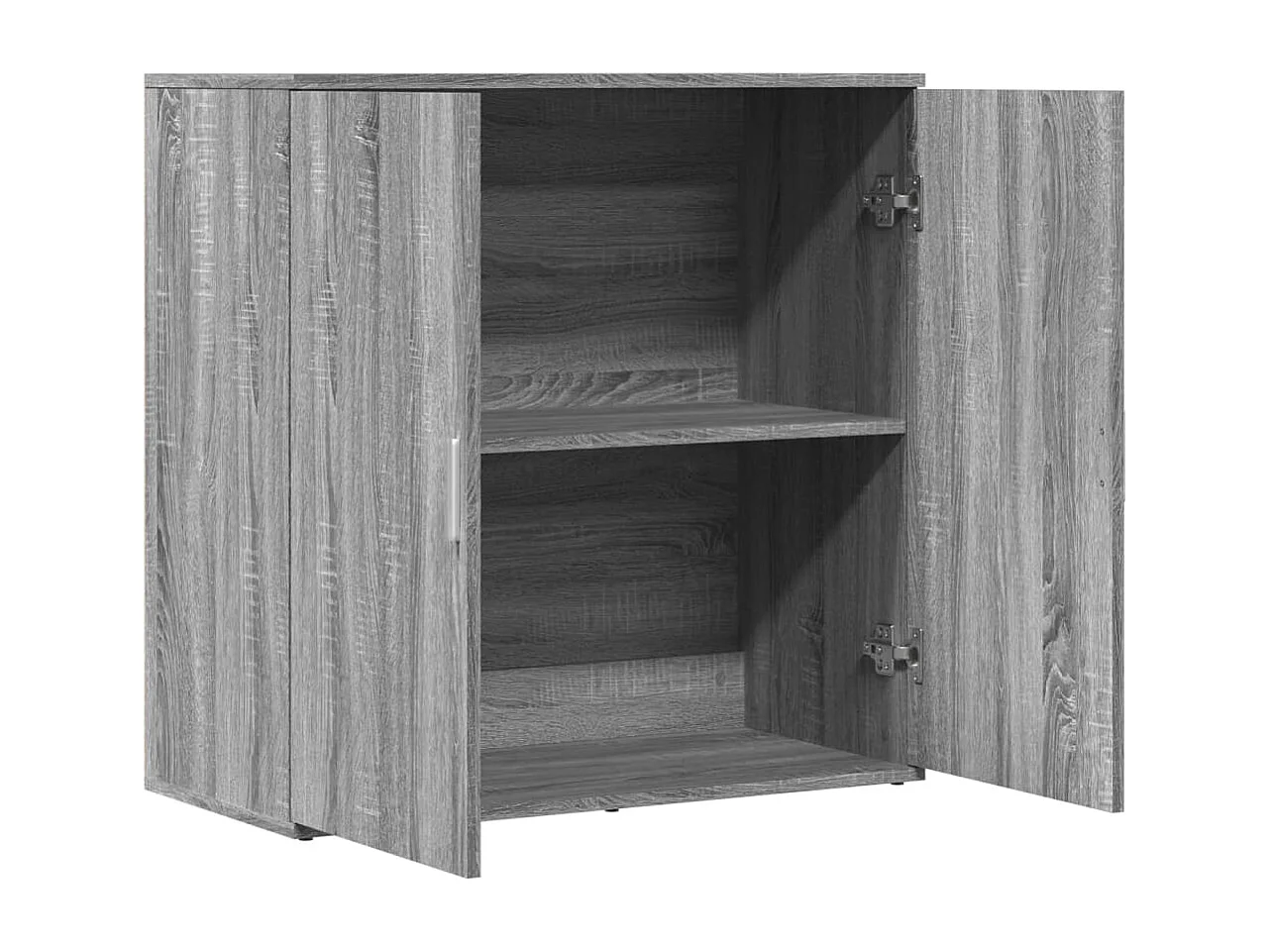 Aparador 79x38x80 cm derivados de madeira cinzento sonoma