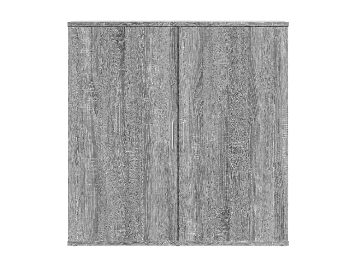 Dressoir 79x38x80 cm bewerkt hout grijs sonoma