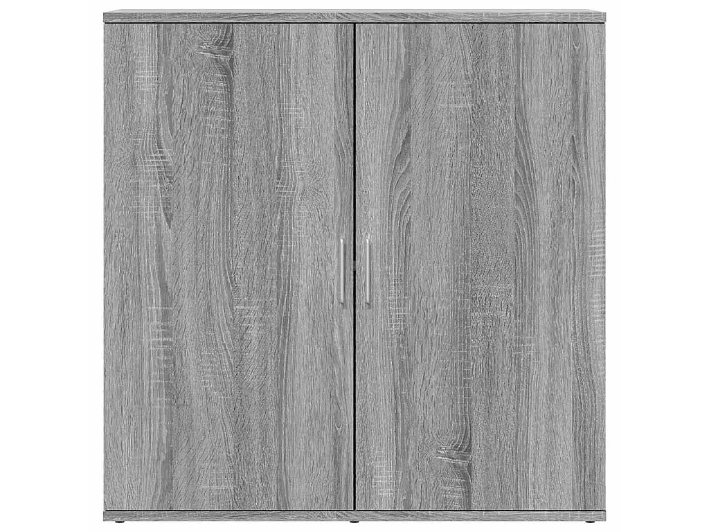 Dressoir 79x38x80 cm bewerkt hout grijs sonoma
