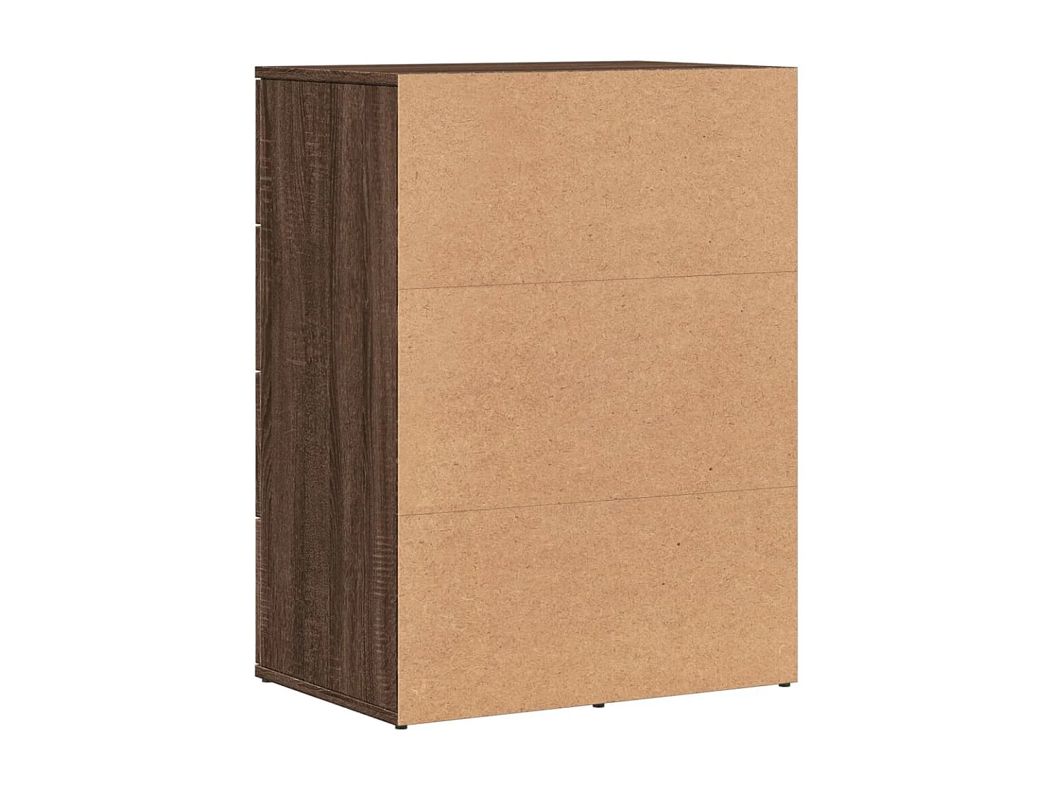 Buffets 2 pcs chêne marron 59x39x80 cm bois d'ingénierie