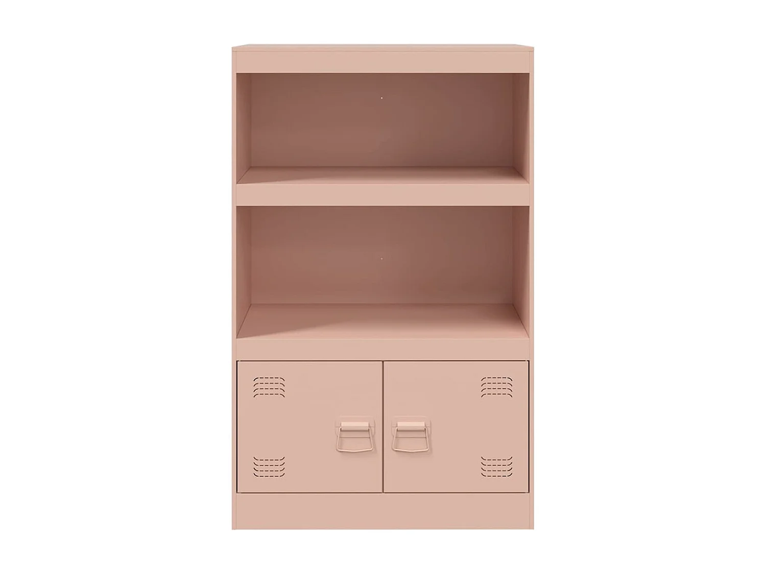 Buffet rose 67x39x107 cm acier