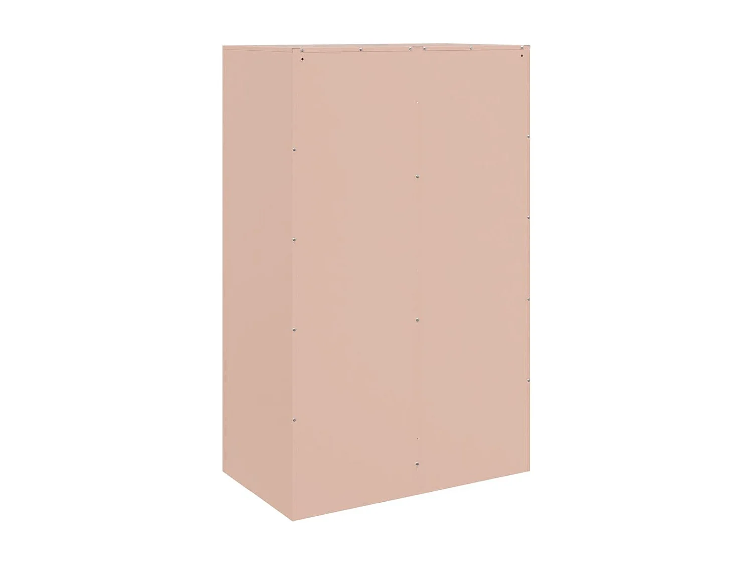 Buffet rose 67x39x107 cm acier