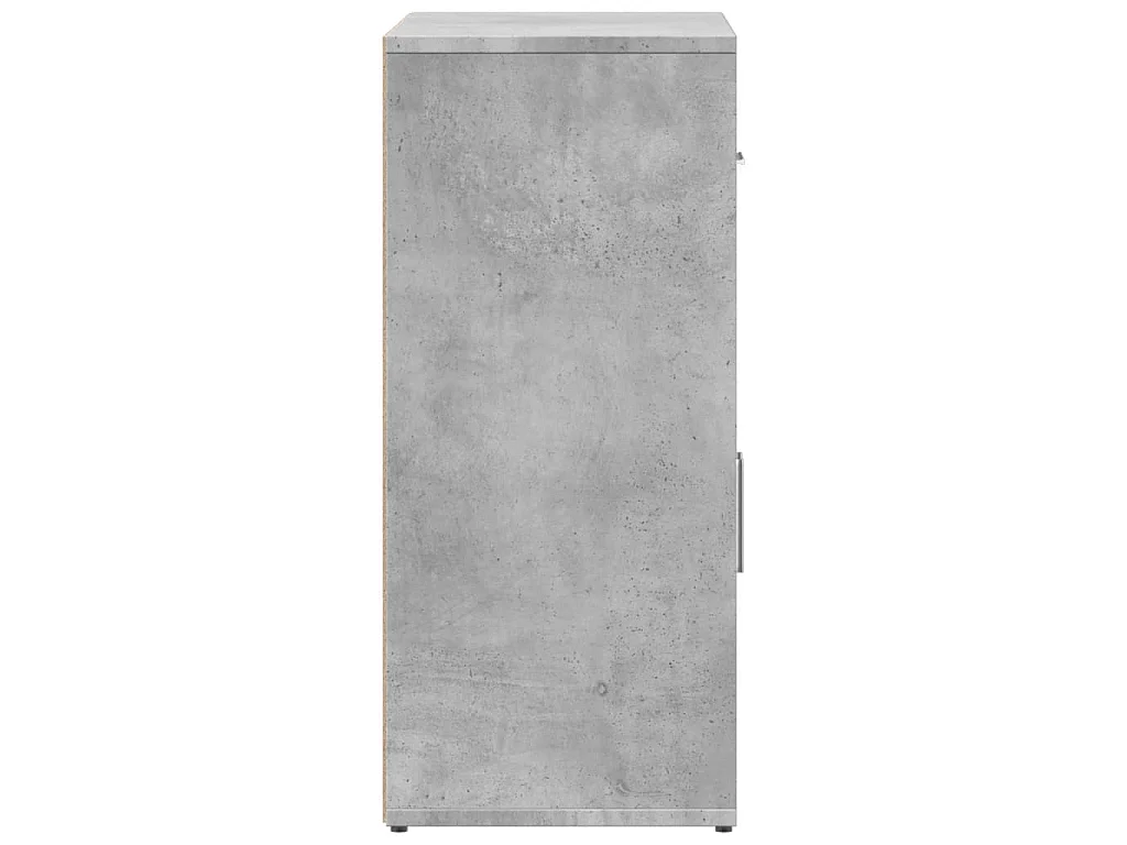 Buffets 2 pcs gris béton 60x31x70 cm bois d'ingénierie