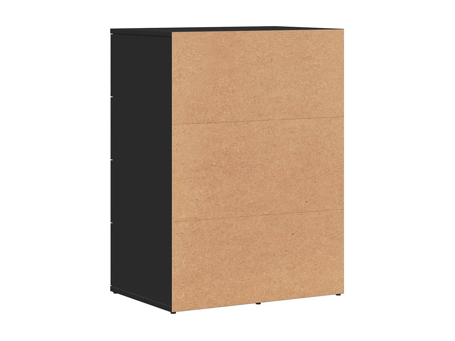 Aparador 59x39x80 cm derivados de madeira preto