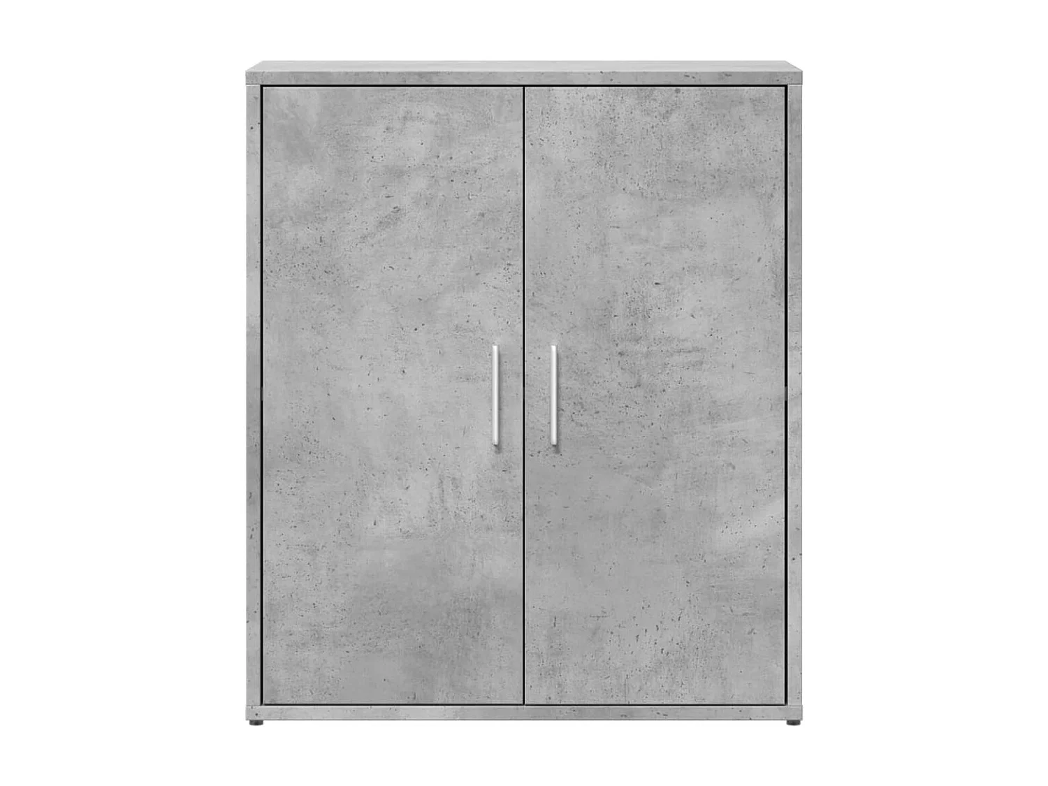 Dressoirs 2 st 60x31x70 cm bewerkt hout betongrijs