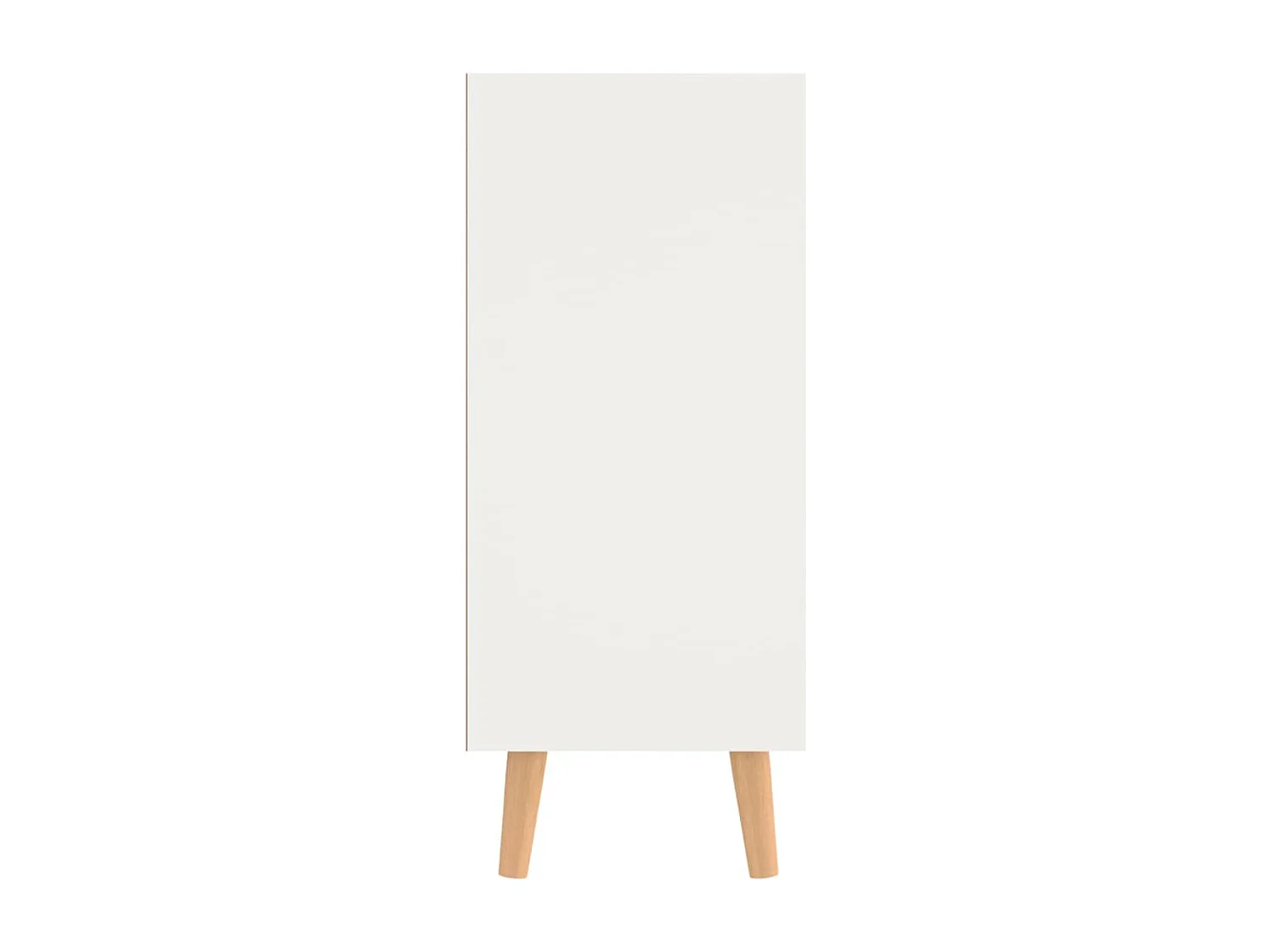 Buffet blanc et chêne sonoma 90x30x72 cm bois d'ingénierie