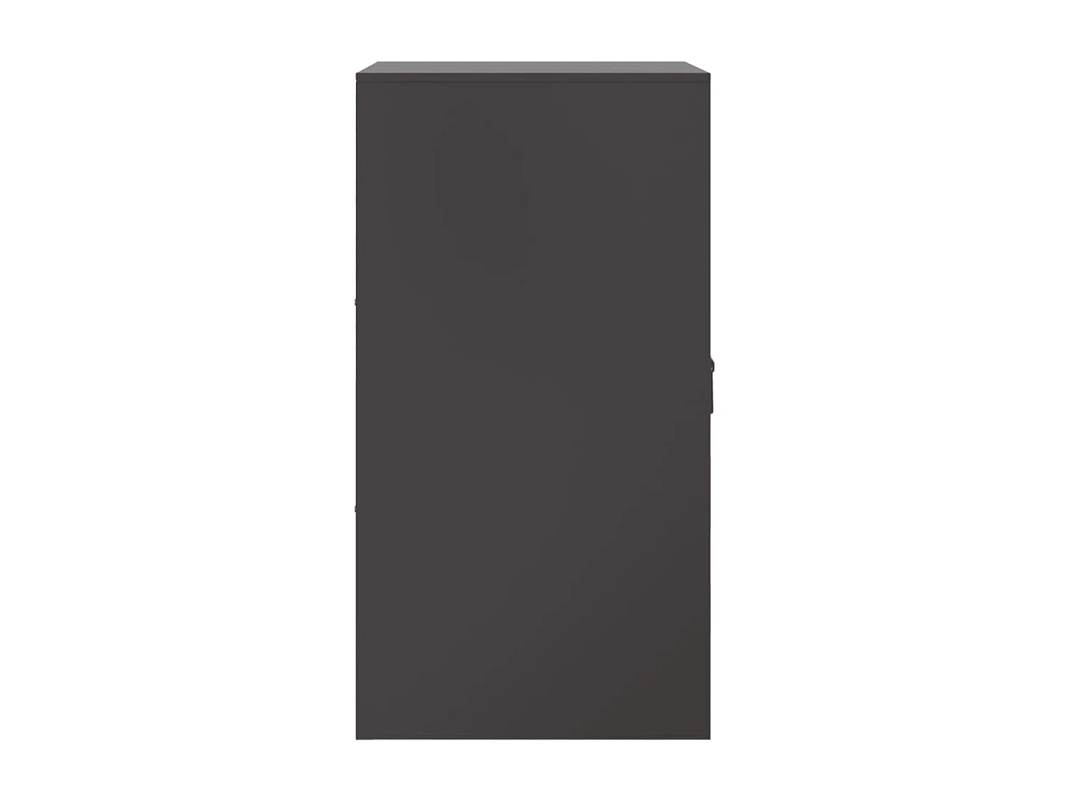 Aparador de acero negro 34,5x39x73 cm