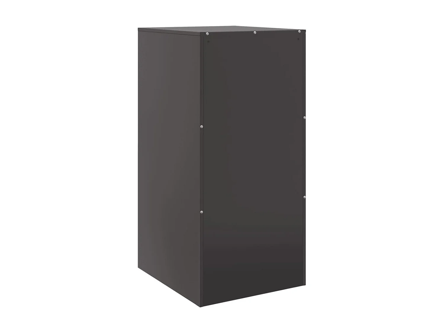 Aparador de acero negro 34,5x39x73 cm