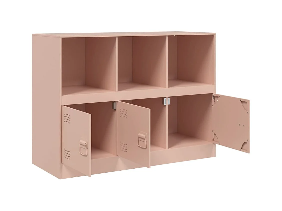 Credenza Rosa 99x39x73 cm in Acciaio