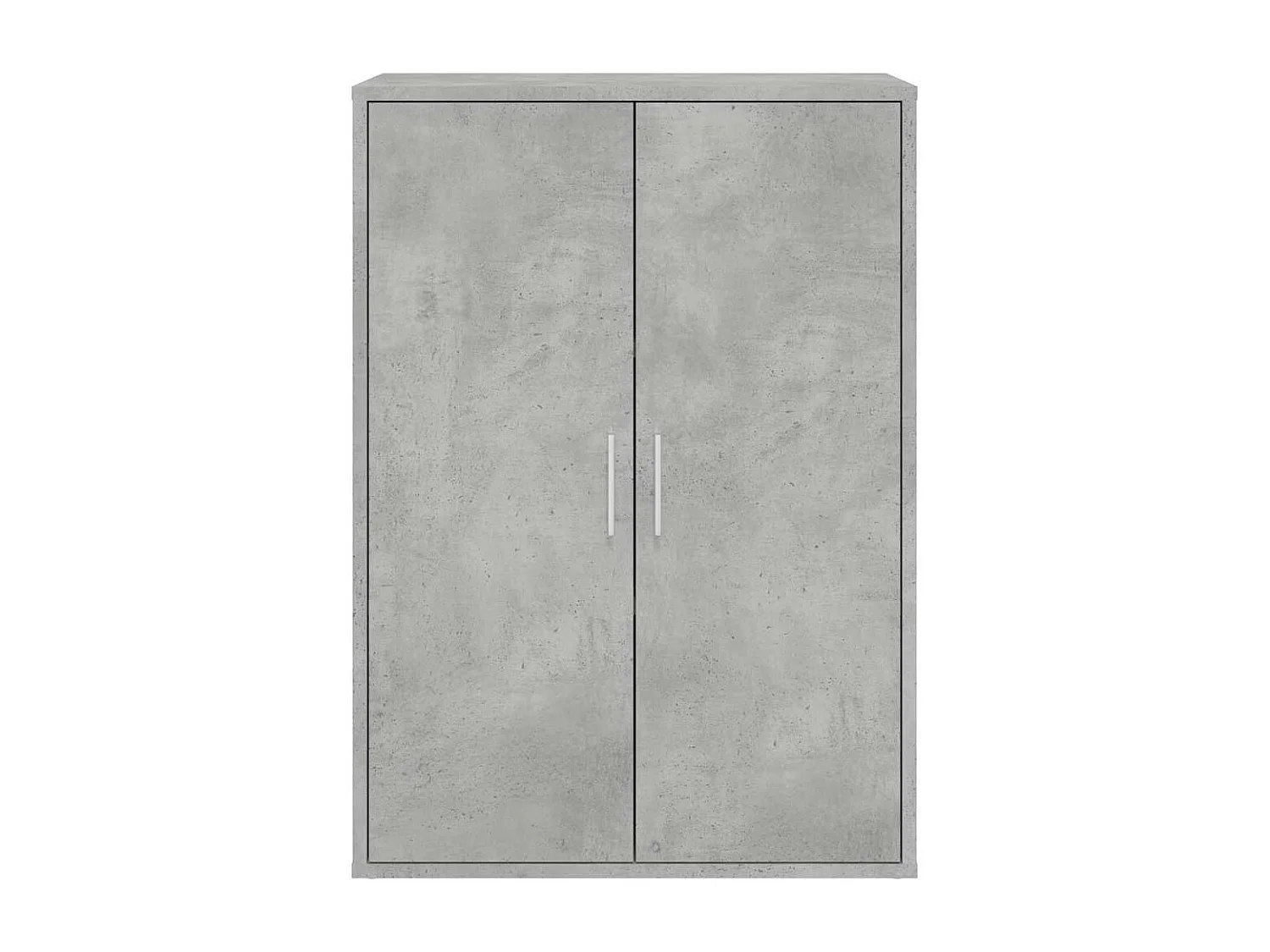 Buffets 2 pcs gris béton 60x31x84 cm bois d'ingénierie