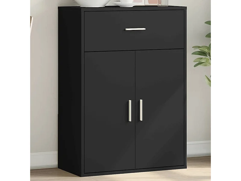 Aparador 60 x 30 x 84 cm derivados de madeira preto