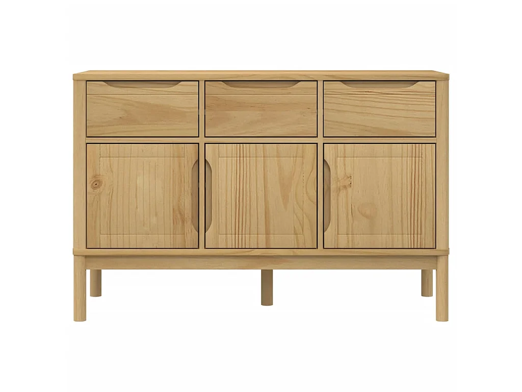 Aparador FLORO 114x43x74 cm pinho maciço castanho mel