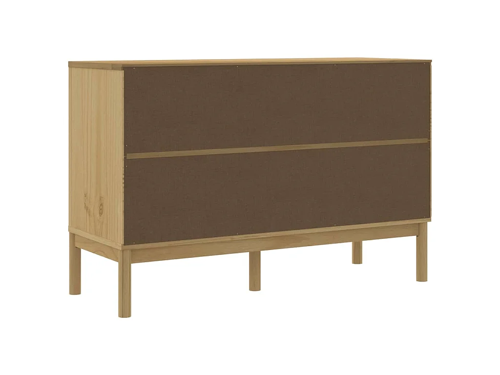 Aparador FLORO 114x43x74 cm pinho maciço castanho mel