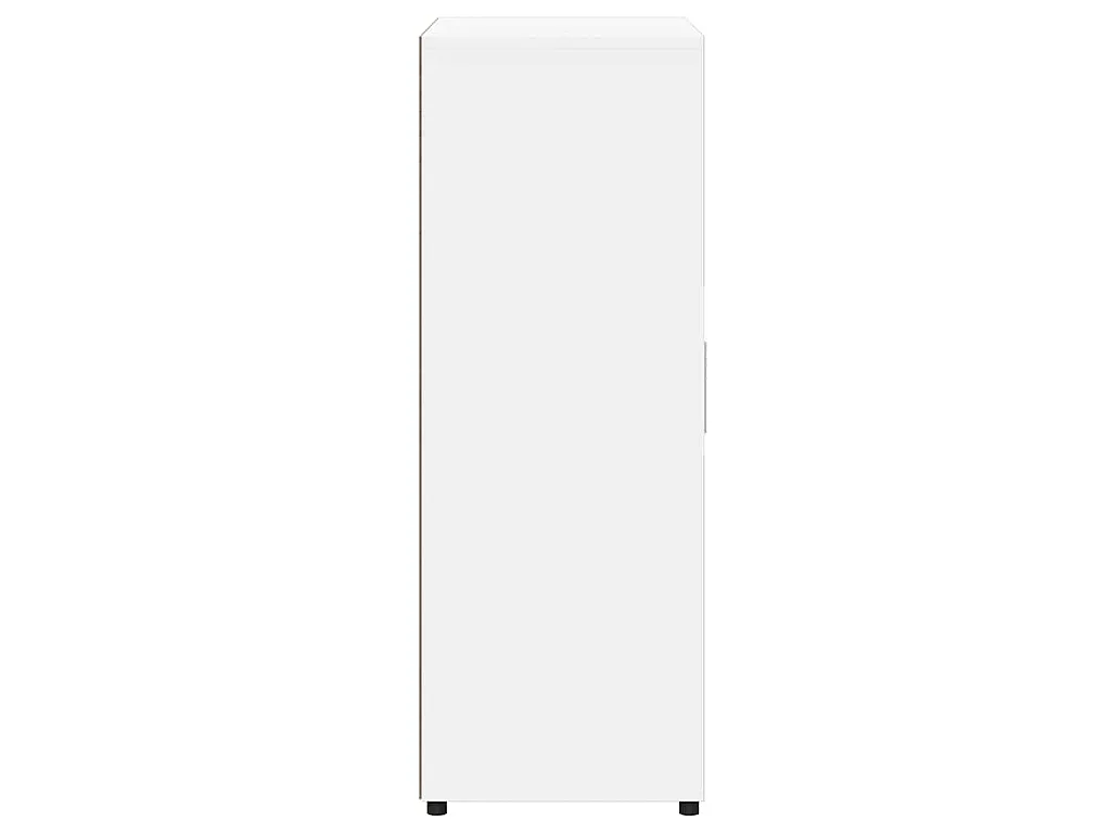 Buffets 2 pcs blanc 60x31x84 cm bois d'ingénierie