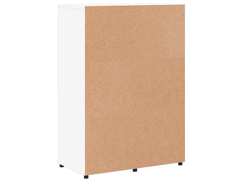 Buffets 2 pcs blanc 60x31x84 cm bois d'ingénierie