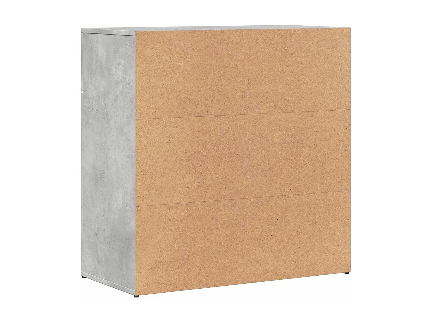 Buffets 2 pcs gris béton 79x38x80 cm bois d'ingénierie