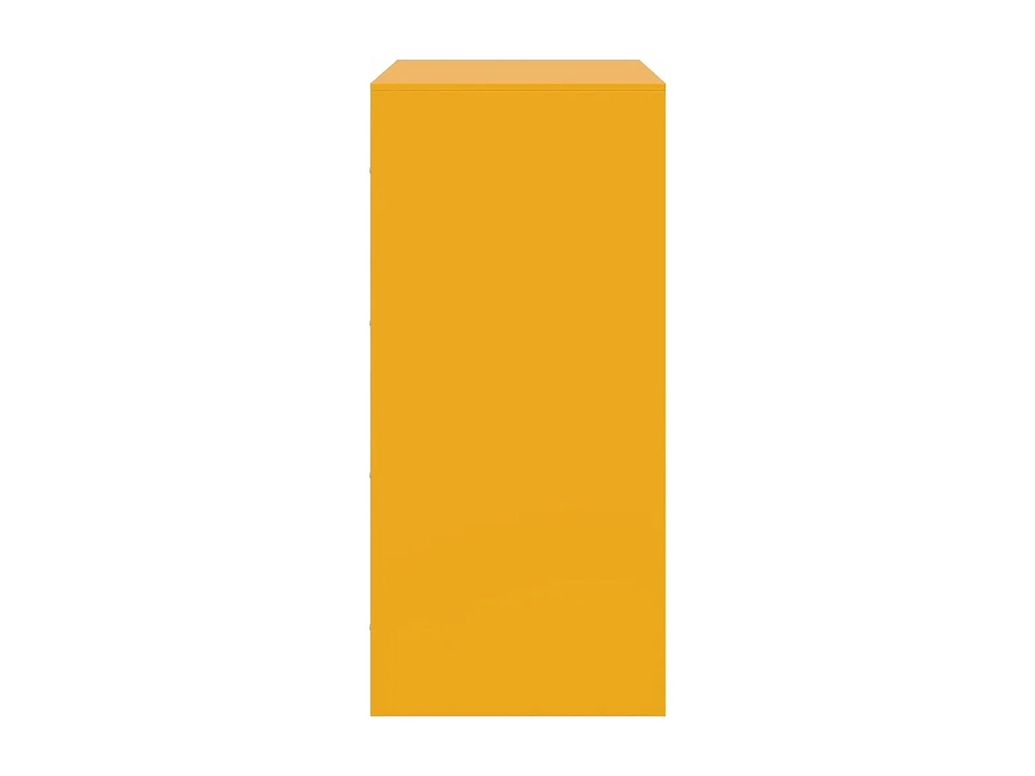 Buffet jaune moutarde 67x39x83 cm acier