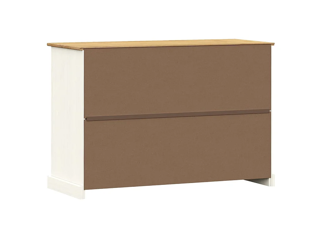 Sideboard mit Schubladen VIGO 113x40x75 cm Massivholz Kiefer