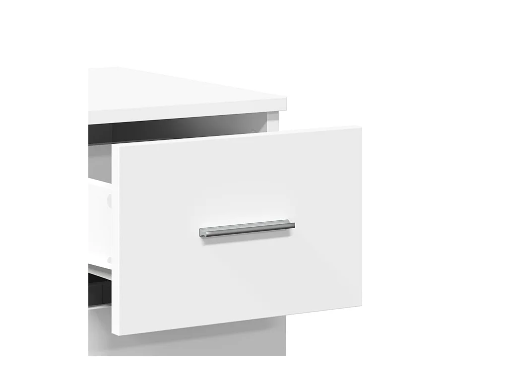 Buffets 2 pcs blanc 59x39x80 cm bois d'ingénierie