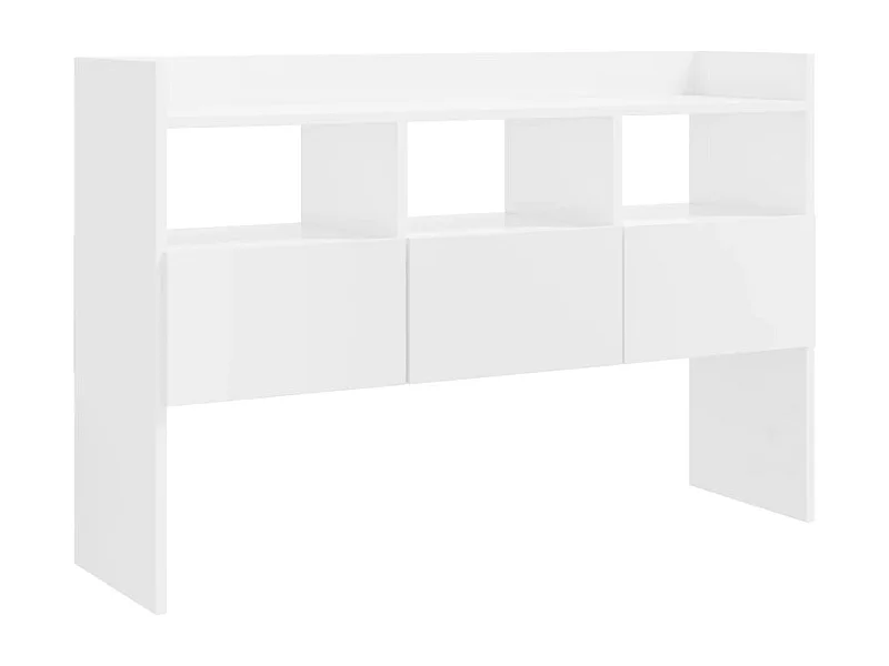 Aparador 105x30x70 cm derivados de madeira branco brilhante